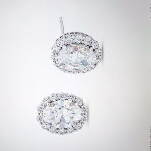 Peoples Jewellers Oval Stud Earrings